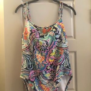 Lauren Ralph Lauren paisley one piece